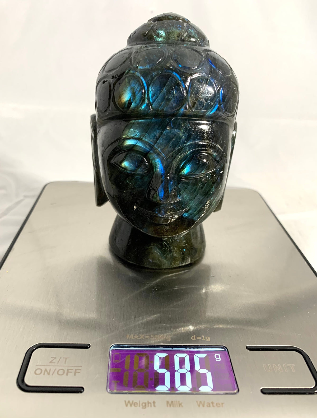 Natural Labradorite Buddha - Natural Gemstone Buddha - Healing Buddha - Carved Gemstone Figurine - Gemstone Gift - Buddha Gift