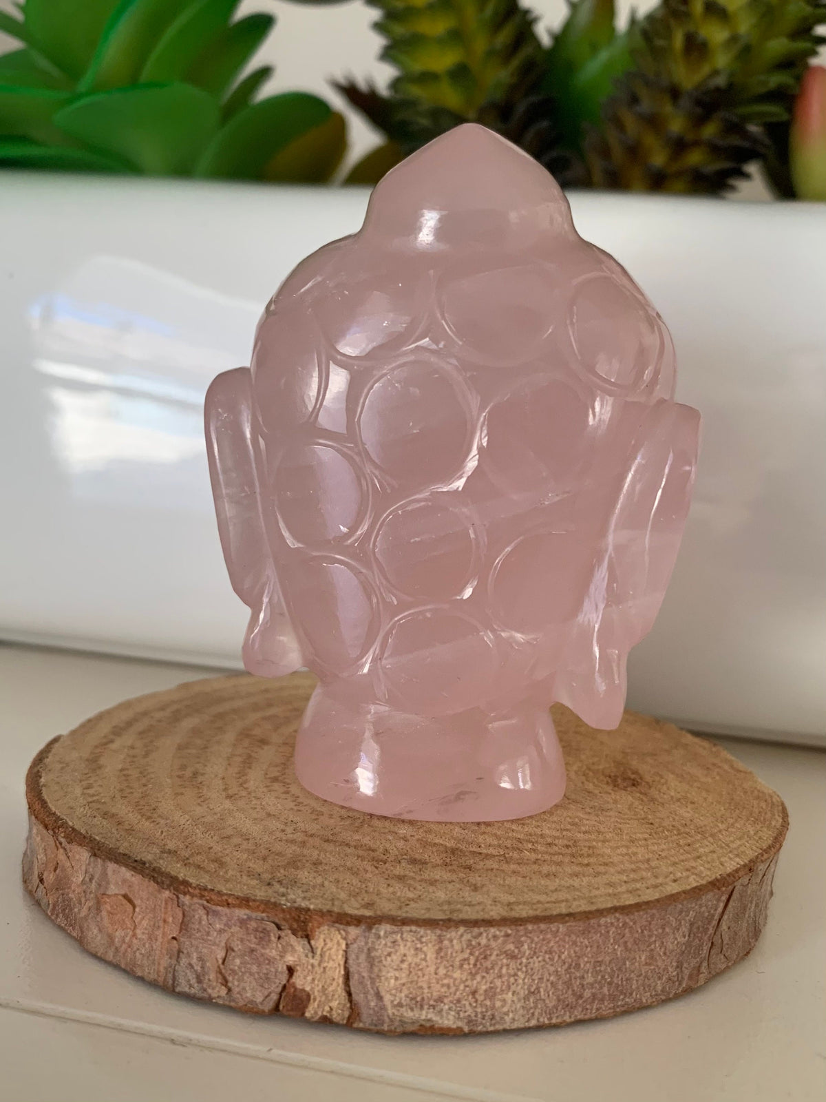 Rose Quartz Buddha - Natural Gemstone Buddha - Healing Buddha - Healing Rose Quartz Buddha - Carved Gemstone Figurine - Gemstone Gift