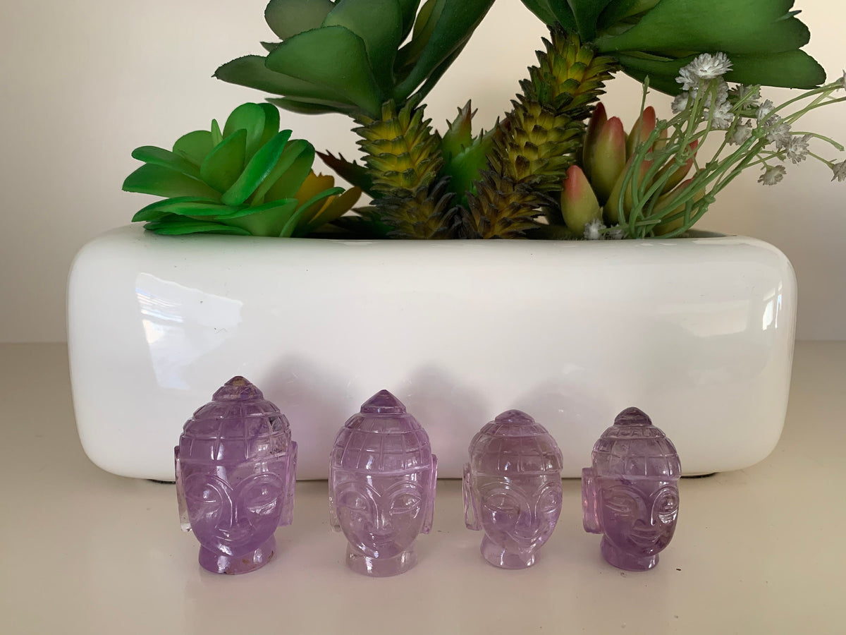 Rare Quality Amethyst Buddha - Natural Gemstone Healing Buddha - Healing Amethyst Buddha - Carved Figurine - Gemstone Christmas Gift