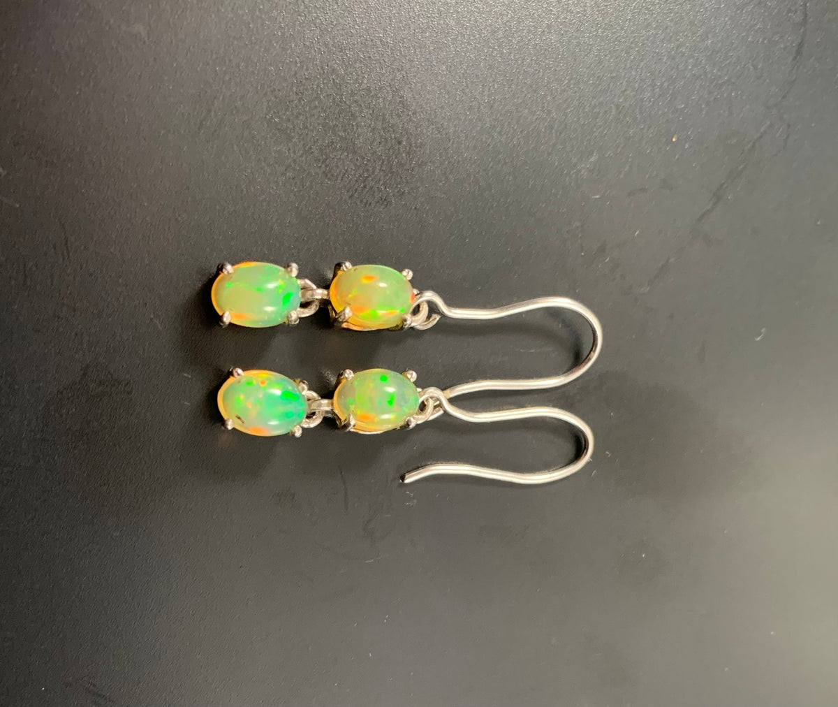 Top Quality Opal Earrings - Opal Earrings - Opal Danglers - October Birthstone - Gift for Her - Solid 925 Sterling Silver Earrings
