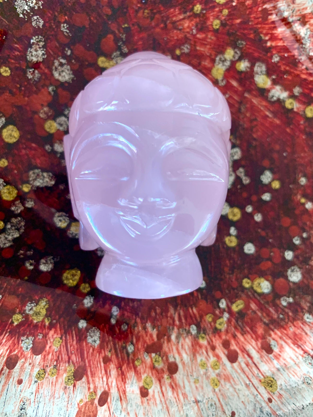 Rose Quartz Buddha - Natural Gemstone Buddha - Healing Buddha - Healing Rose Quartz Buddha - Carved Gemstone Figurine - Gemstone Gift