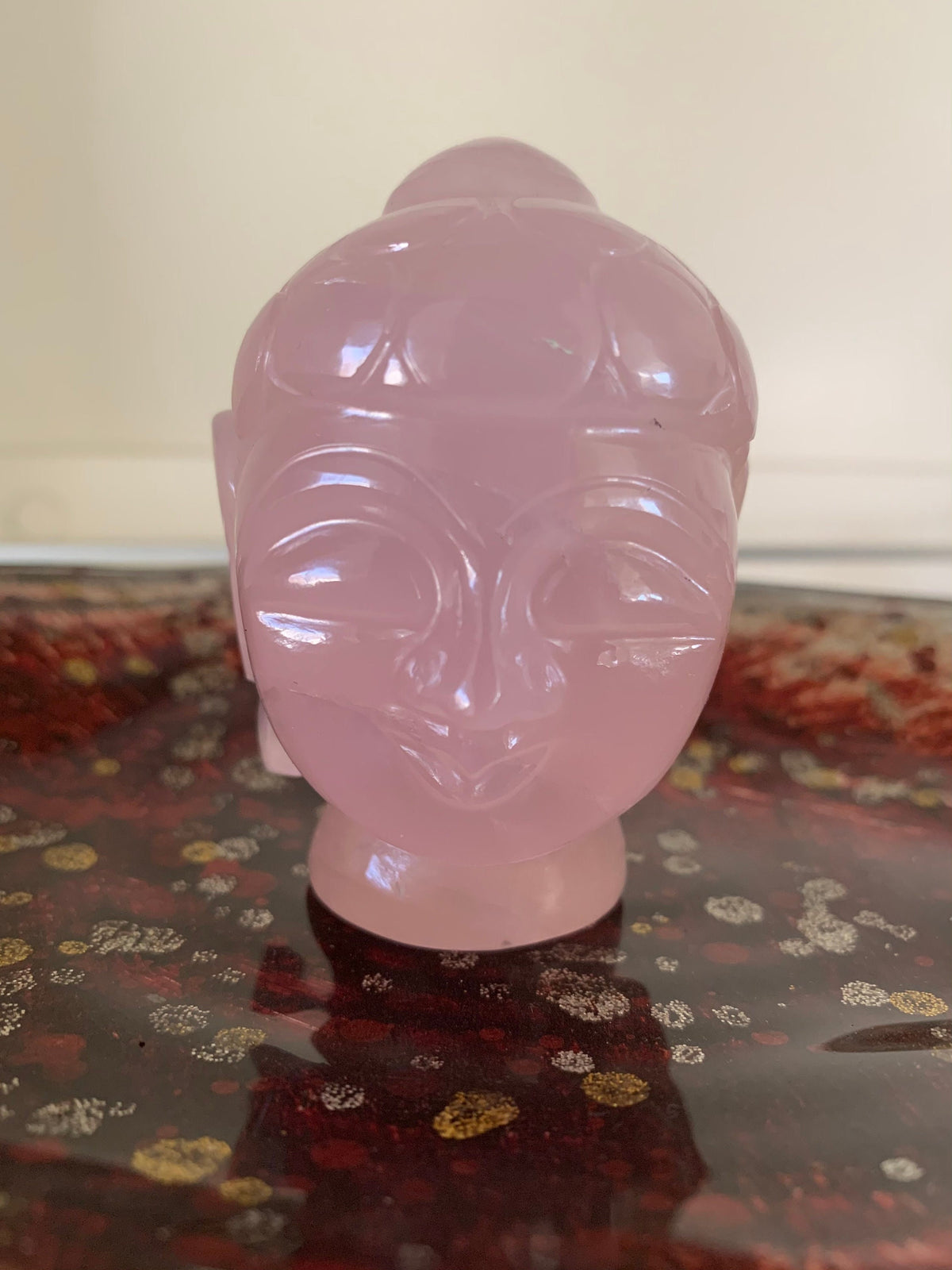 Rose Quartz Buddha - Natural Gemstone Buddha - Healing Buddha - Healing Rose Quartz Buddha - Carved Gemstone Figurine - Gemstone Gift