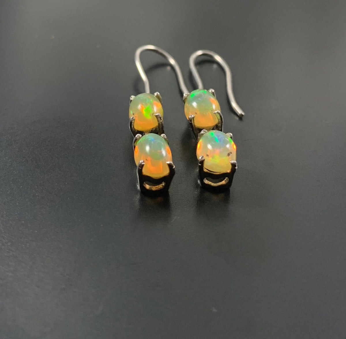 Top Quality Opal Earrings - Opal Earrings - Opal Danglers - October Birthstone - Gift for Her - Solid 925 Sterling Silver Earrings