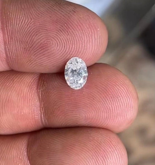 1.01 Natural Earth-Mined Oval Diamond- IGI Certified- E color SI2 Clarity- Engagement Ring Natural Certified Diamond